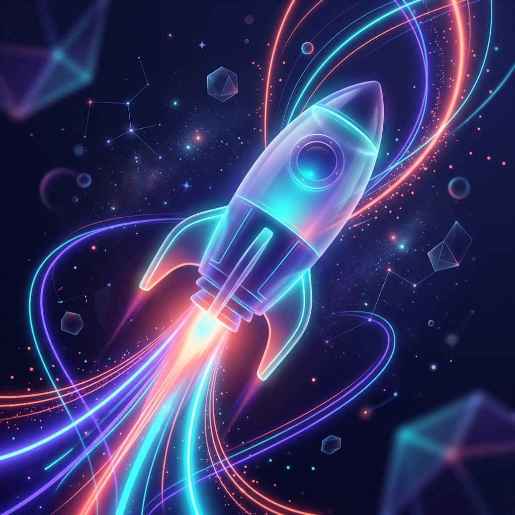 Rocket taking off